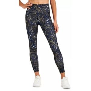 Ideology Cropped Print Compression Leggings